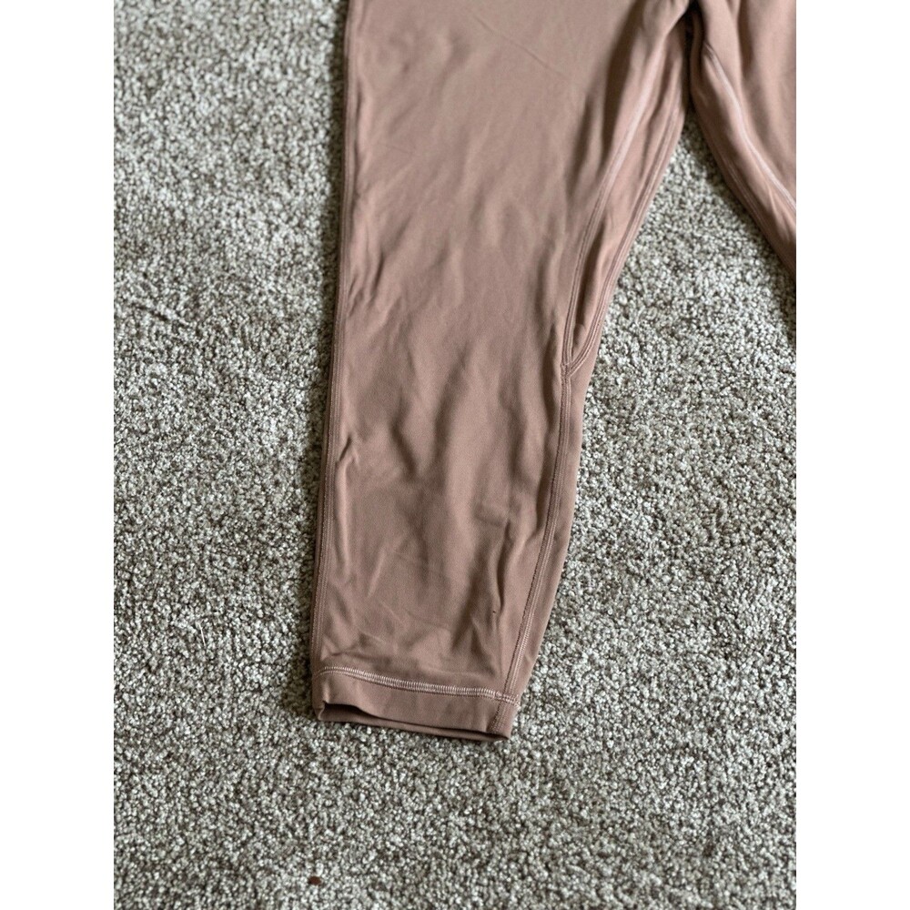 Lululemon Align High-Rise Leggings 25 Sz 14 Dusty Clay Hidden Pocket Activewear - Picture 3 of 14